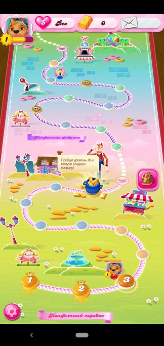 Карта в Candy Crush Saga