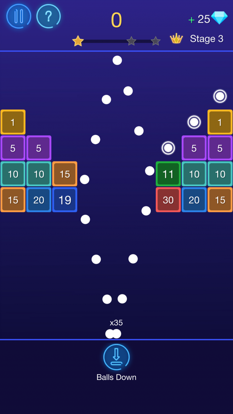 Bricks Breaker Glow Balls скачать бесплатно игру на Андроид